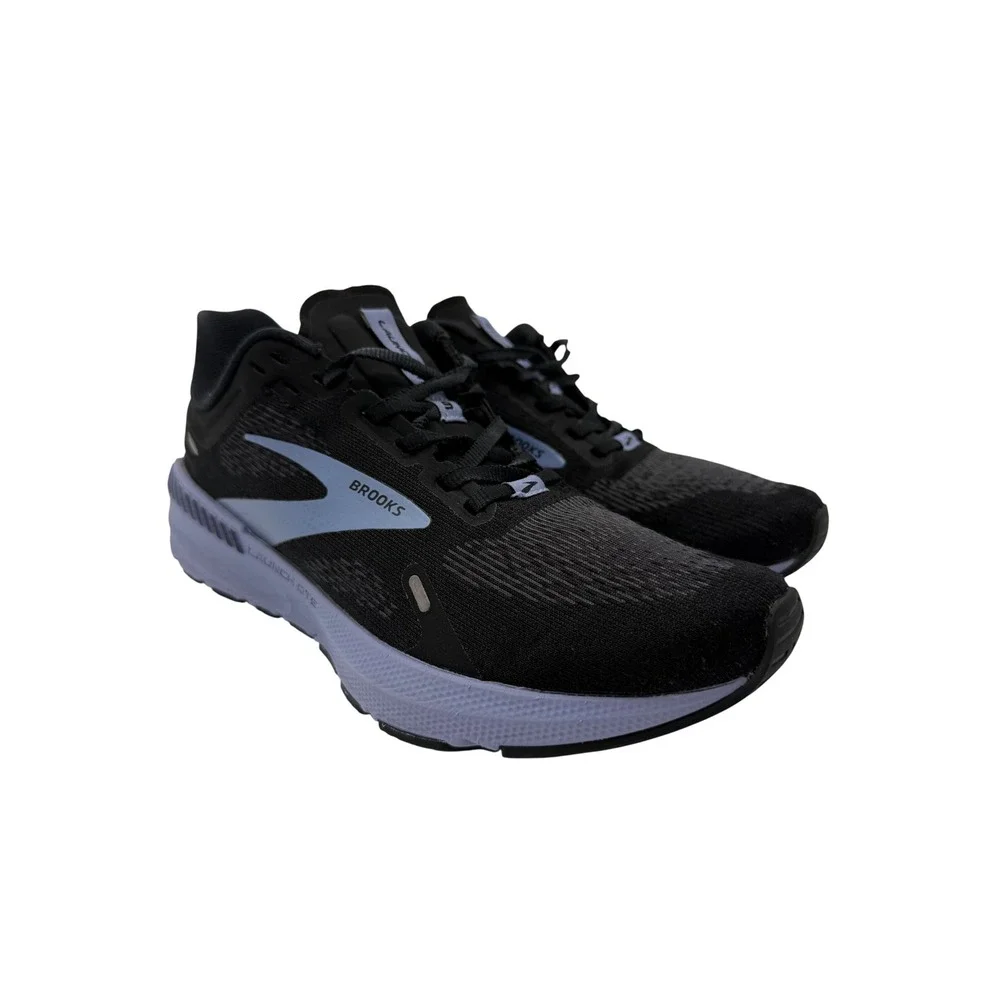 Brooks Launch GTS 8 Running Shoes Womens 8 Black Lavender Excellent Support